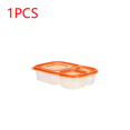 thumbnail image 1 of 1-4pcs PP Microwave Lunch Box Reusable Dinnerware Food Storage Container School Office Portable Bento Box Lunch Case Orange 1PC, 1 of 6