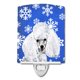 thumbnail image 1 of Caroline'S Treasures Sc9773Cnl Caniche De Juguete Blanco Copos De Nieve De Invierno Luz Nocturna De Cerámica Compacta Con Certificación Ul Ideal Para Dormitorio, Baño, Guardería, Pasillo, Cocina, 6 X, 1 of 1