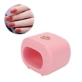 thumbnail image 2 of Mini UV LED Nail Lamps Fast Drying 4 Lamp Beads Soft Lighting Portable Gel Nail Polish Curing Lamp for Nail Art Pink, 2 of 8