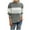 Gray, variant on IROINNID Womens Sweater Round Neckline Pullover Sweater Color Block Casual Mid-Length Long Sleeve Matching Tops Blouse Knitted Sweater