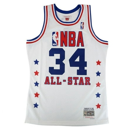 Hakeem Olajuwon 1989 NBA All Star East Mitchell & Ness Swingman Jersey (Best Nba Jersey Designs Of All Time)