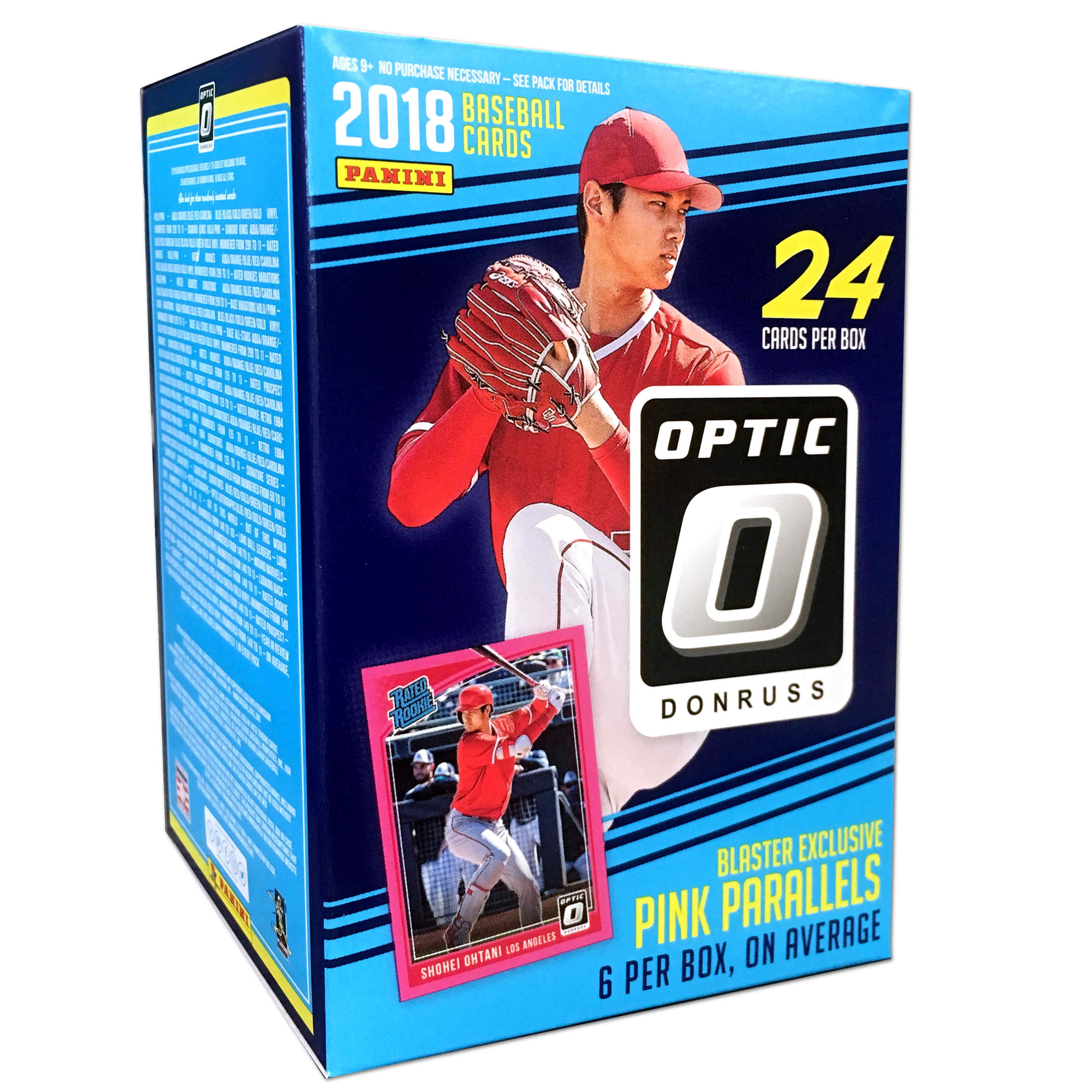 18 Panini Donruss Optic baseball Value Box Trading Cards - Walmart.com