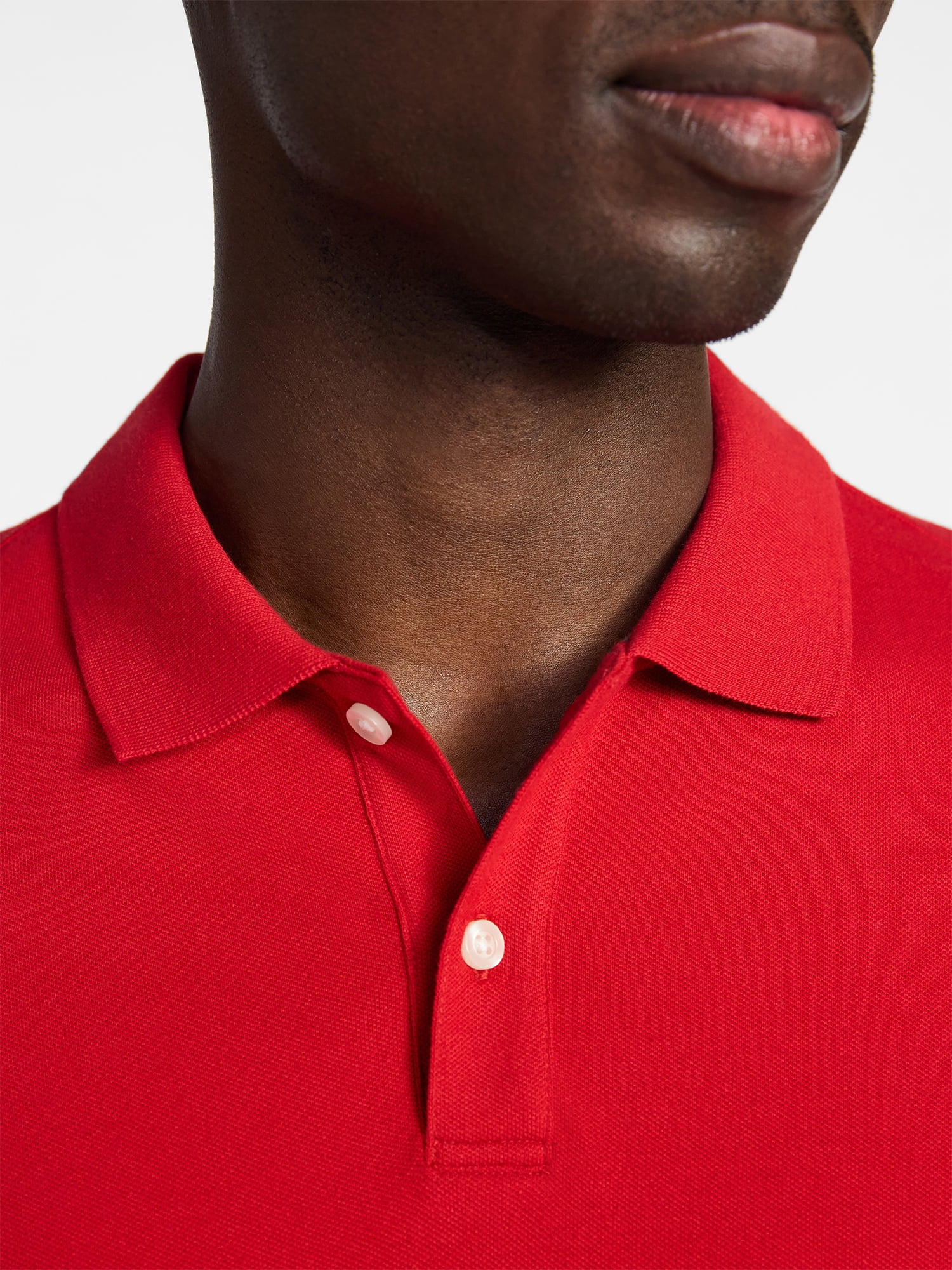 George Men's & Big Men's Classic Fit Pique Polo with Short Sleeves, Sizes XS-5XL, LT-3XLT