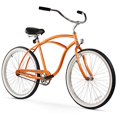 thumbnail image 1 of Firmstrong Urban Man Single Speed Beach Cruiser Bicycle, 26-Inch, Orange, 1 of 5