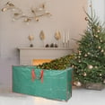 thumbnail image 5 of Christmas Tree Storage Bag, Waterproof and Dustproof, Fits Up to 9 Foot Artificial Xmas Holiday Tree with Reinforced Handles & Dual Zipper(Green), 5 of 7