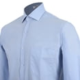 thumbnail image 3 of Camisa basica Michel Blanc hombre Azul claro, 3 of 5