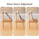 thumbnail image 5 of Soporte de madera para teléfono celular con forma de mini silla, soporte para teléfono móvil para silla pequeña, soporte universal multiángulo para teléfono móvil, base portátil para teléfono intelige, 5 of 5
