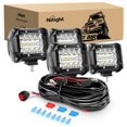 thumbnail image 1 of Barra de luces LED Nilight ZH416, 4 unidades, 10 cm, 60 W, combo Flood Spot, 1 of 8