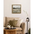 thumbnail image 3 of Drsoum Vintage Landscape Canvas Wall Art Prairie in Full Bloom Classic Wall Prints Modern Farmhouse Kitchen Bathroom Office Decor 10x10in Natural Framed, 3 of 6