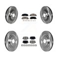 thumbnail image 1 of CMX Front Rear Disc Brake Rotors and Ceramic Pads Kit for Car Lincoln Aviator with 345mm Diameter Rotor Standard Brakes K8C-103231, 1 of 11