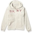 thumbnail image 1 of DKNY Sweat à Capuche Classique pour Filles, Blanc Cassé, Moyen(8-10), 1 of 2