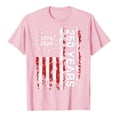 thumbnail image 4 of WAYUTE Women Shirts Us National Flag Pattern 1776-2026 250 Years Letter Print Short Sleeve Crew Neck For 4Th Of July Summer Outdoor Cozy Tee,Pink,Xl, 4 of 4