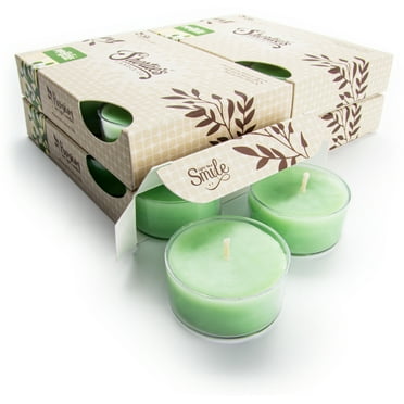 Mistletoe Moments Tealight Candles Bulk Pack - 24 Green Premium Scented Tea Lights - Shortie's Candle Company