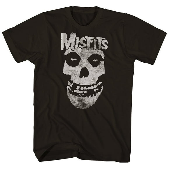 Misfits Distressed Skull Men's Fit Jersey Tee-KEEW