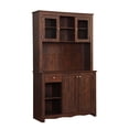 thumbnail image 4 of Home Source Mahogany Oak Hills China Work Center, 4 of 4
