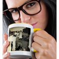 thumbnail image 2 of 3dRose, Vintage Civil War Gettysburg Pennsylvania Hancock Avenue, 11oz Two-Tone Yellow Mug, 2 of 7