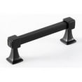 thumbnail image 3 of Alno A985-3 Cube 3" Center To Center Modern Bridge Style Solid Brass Square Cabinet Handle, 3 of 6