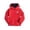 Red, variant on Krdevn Boys' Solid Hooded Windbreaker Jacket Zip-Up Lined Coat Size:8-9 Years