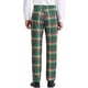 thumbnail image 3 of Pantalones de trabajo INSPIRE CHIC para hombres, formales de negocios, a cuadros, pantalones de prom, 36 verde rojo, 3 of 7