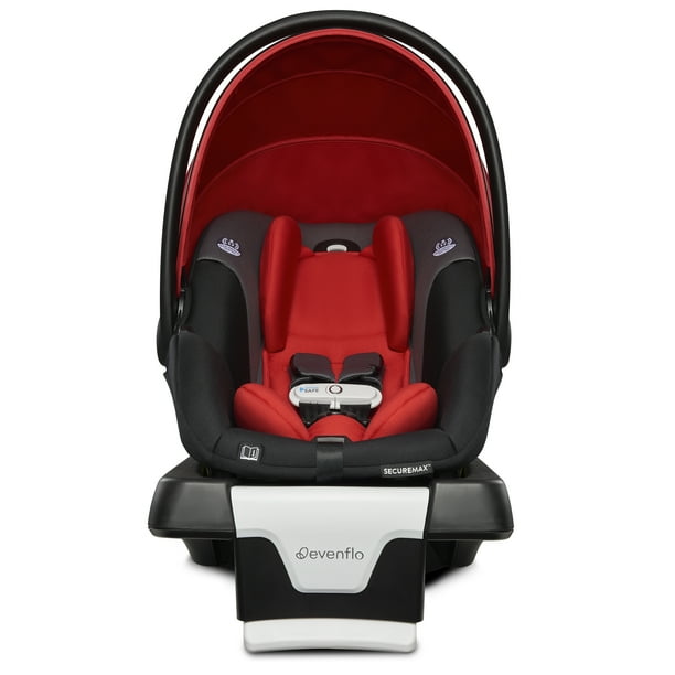Evenflo Gold SensorSafe SecureMax 35 lbs Infant Car Seat, Red