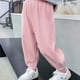 thumbnail image 4 of Odeerbi 1-9 Años Niños Niñas Pana Pantalones de Chándal Bordado Lindo Workout Athletic Deportes Jogger Pantalones Recortados Pantalones Hasta El Tobillo Joggers, 4 of 4