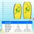 thumbnail image 3 of Spaco Super Lightweight Surfing Bodyboard-M, Performance Fish Soft Top Surfboard for Kids and Adult, 3 of 7