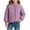 Purple, variant on Girls Quilted Bomber Jacket Green Lightweight Nylon Snap Button Kids Outerwear 1-13 Years,Size 1-2 T
