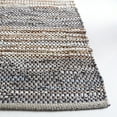 thumbnail image 3 of SAFAVIEH Vintage Leather Henley Striped Area Rug, Grey/Natural, 3' x 5', 3 of 8