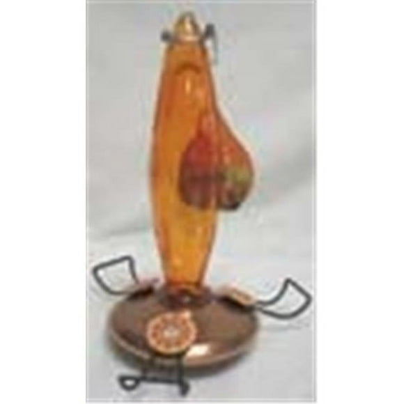 Audubon/Woodlink NA08 Amber Cut Glass Oriole Feeder