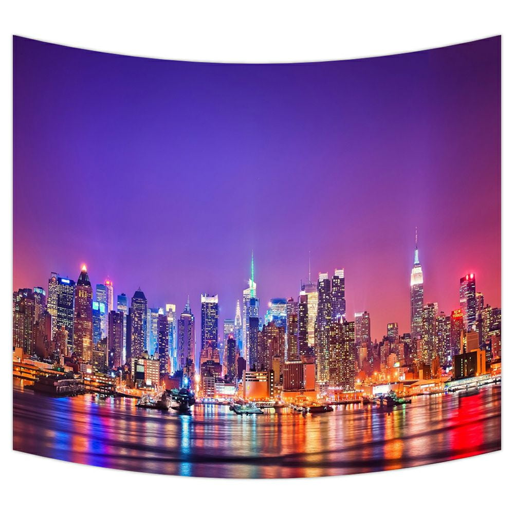 ZKGK New York City Skyline Tapestry Wall Hanging Wall Decor Art for