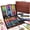 Brown, variant on KINSPORY 150PC Drawing Coloring Art Set with Deluxe Paper Case, Creative Supplies Gift for Artists Beginners Teens Kids Boys Girls (Blue)