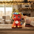 thumbnail image 2 of Red Wishing Horse Stuffed Ornament, Auspicious Hanging Decor for Car Home, Chinese Year Gift, Soft Plush(B-Red), 2 of 6
