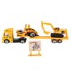 thumbnail image 1 of 4pcs Set 1: 64 Alloy Engineering Car Vehicle Playset Set Simulation Construction Trailer Type A, 1 of 4