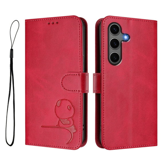 Phone Case for Samsung Galaxy S25 Plus/S24 Plus Universal,PU Leather Wallet RFID Blocking Card Slots Holder Notebook Kickstand Shockproof Flip Folio Cover-B5