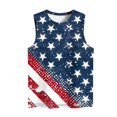 thumbnail image 4 of Womens Tank Tops Independence Day Sleeveless Round Neck Casual Top Multicolor XXL, 4 of 4