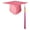 Pink, variant on Soumake Adult Graduation Hat With Tassel Solid Color Non-Fading High School Bachelor Graduation Hat Cosplay Prop Household