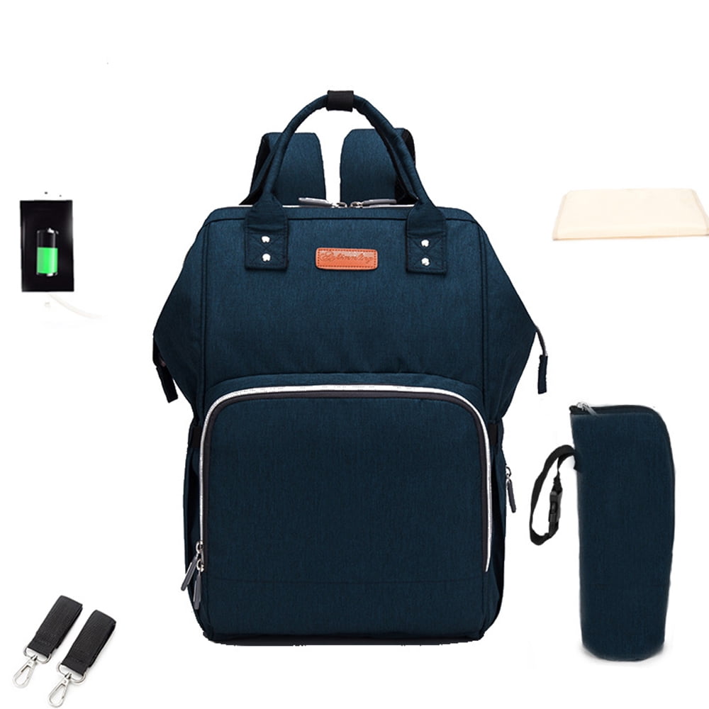 diaper bag with insulated bottle pocket