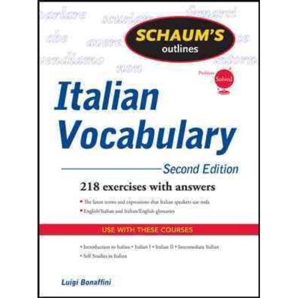 Schaum's Outline of Italian Vocabulary