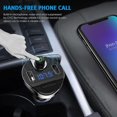 thumbnail image 3 of Transmisor Fm Bluetooth, Adaptador De Radio Para Coche, Kit Manos Libres Para Coche, Reproductor Mp3 Con Micrófono, Cargador Inalámbrico Para Coche Con 2 Puertos Usb 5v/2.1a Y 1a,, 3 of 4