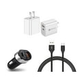 thumbnail image 1 of 18W Dual-Port Car & Wall Chargers for CAT S62 / CAT S62 Pro (USB-C Power Delivery/USB-A Quick Charge 3.0) and USB Type-C Cable (6 Feet), 1 of 9