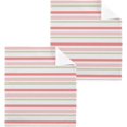 thumbnail image 6 of Coolnut Cute Pink Stripes Washcloths, 2 PCS 12 X 12 Inches Cotton Wash Cloths, Highly Absorbent and Soft Face Towels for Bathroom,Gym,Hotel and Spa, 6 of 7