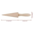 thumbnail image 2 of Wood Cone Roller Pastry Ice Cream Cone  Baking Tools For Home Dessert Shop, 2 of 6