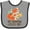 Heather and Black, variant on Inktastic Mamaw Loves Me Grandchild Fox Boys or Girls Baby Bib