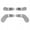 4 in 1 (Silver)-B, variant on eXtremeRate 4 pcs Metallic Hero Gold Stainless Steel Paddles, Replacement Interchangeable Hair Trigger Locks for Xbox One Elite, Xbox Elite Series 2 & Elite 2 Core Controller