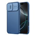 thumbnail image 1 of Funda Nillkin Azul para iPhone 16 Pro 6.3" con Cubierta Deslizante para Cámara, 1 of 8
