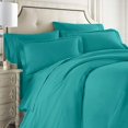 thumbnail image 1 of Nestl Bedding 7-Piece Queen Duvet Cover and Bed Sheet Set - Includes Duvet Cover, Flat Sheet, Fitted Sheets, 2 Pillowcases and 2 Pillow Shams - Complete Luxury Soft Microfiber Bedding Set, Teal, 1 of 6