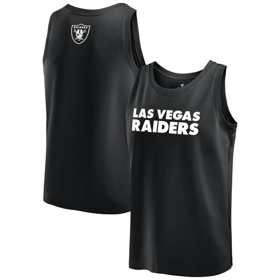Men's Fanatics Black Las Vegas Raiders Elements Tank Top