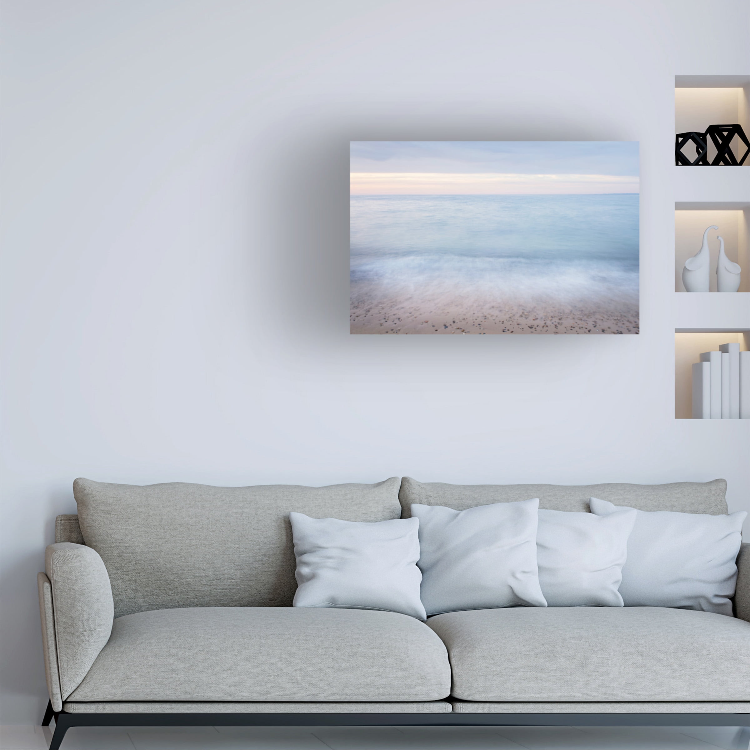 Alan Majchrowicz 'Lake Superior Beach II' Canvas Art