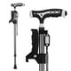 thumbnail image 1 of Bastón para caminar de 200 kg para hombres y mujeres, de aleación de aluminio, ligero, ajustable en altura, resistente, plegable, de pie, con LED, para adultos mayores, color negro, 1 of 5
