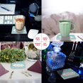 thumbnail image 2 of FMSHPON Merry Christmas Set of 4 Coaster for Drinks, Absorbent Ceramic Stone Coasters Cup Mat with Cork Base for Home Kitchen Room Coffee Table Bar Decor, 2 of 4